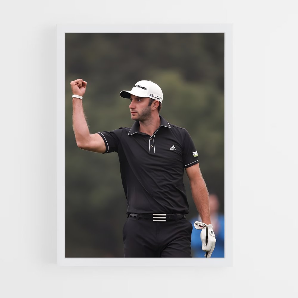 Poster Dustin johnson – affiche Golf (vue 3)